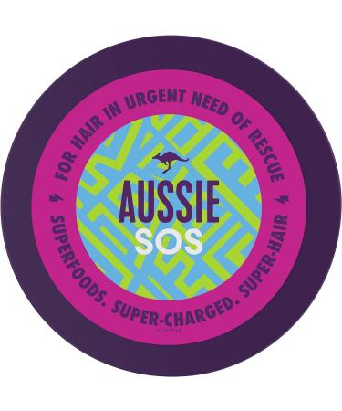 SOS Hair Mask with Australian Jojoba Seed Oil & Superfoods 450ml - Vegan, Supercharged Moisture for Hair Rescue - Buy Online on SooperMarket.com