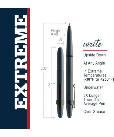 Fisher Space Pen Cerakote 400 Series - Elite Navy Blue Bullet Pen with Matte Black Clip - Perfect Gift Boxed - Buy Online on SooperMarket.com