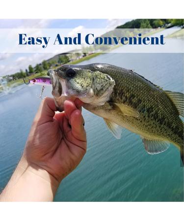 Fly Fishing Snaps - Quick Change Stainless Steel No-Knot Connectors | 150 Pieces Assorted Sizes for Hooks & Jigs - Buy Online on SooperMarket.com