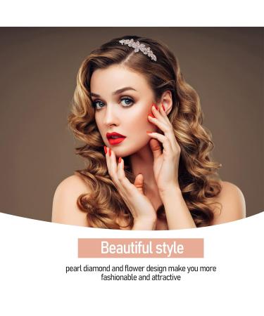 WLLHYF 1920s Crystal Rhinestone Flower Headbands 2 Pack - Sparkly Vintage Hairbands for Women - Fashion Jewelry Accessories for Wedding and Bride - Buy Online on SooperMarket.com