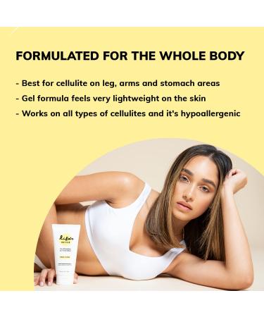 Luxurious Life's Butter Anti-Cellulite Cream with Coenzyme Q10, L-Carnitine & Coconut Oil - Skin Smoothing & Firming Lotion for Cellulite Removal - 6 fl oz - Buy Online on SooperMarket.com