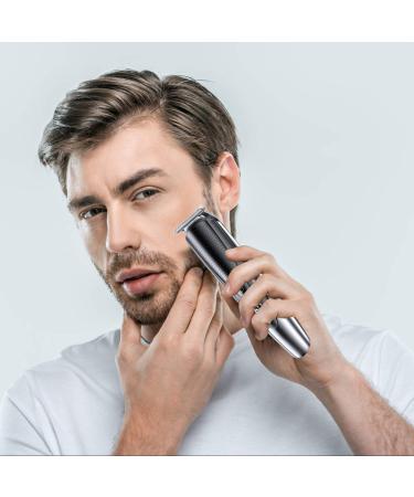 Hatteker Men's 5 in 1 Grooming Kit - Cordless Waterproof Hair Clipper, Beard Trimmer, Mustache Trimmer, Body Groomer, Nose and Ear Trimmer - Professional Men's Hair Trimmer - Buy Online on SooperMarket.com