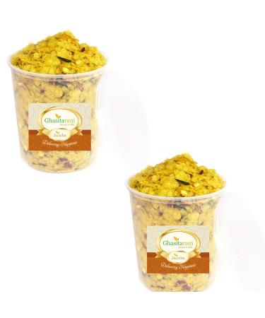 Jaiccha Ghasitaram Sugarfree Nylon Chiwda 600 gms |Diwali Holi Rakhi Valentine Christmas Birthday Anniversary Gift for Her Him Mothers Day Fathers Day|