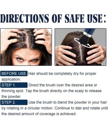 Supersize Color Fibers with Refill Set Colored Hair Thickener Temporary Hair Color for Root Touchup with Hair Thickening Fibers Unisex (grey) - Buy Online on SooperMarket.com