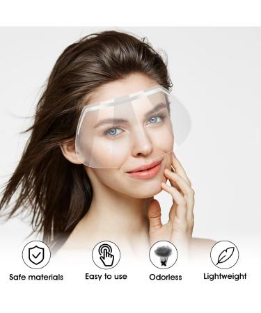 Thinp 50pcs Shower Face Eye Shields - Clear Waterproof Adult Shower Visors for Makeup Protection Hairspray & Eyelid Aftercare - Buy Online on SooperMarket.com