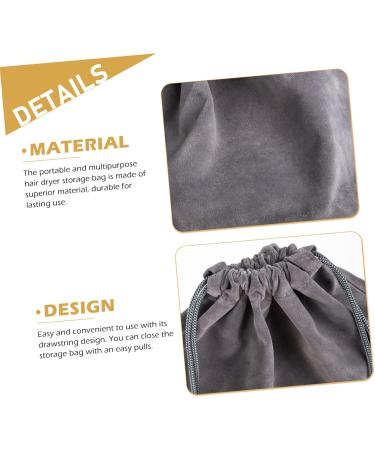Beavorty 4 Pcs Hair Dryer Bag Hair Dryer Storage Organizer Multifunction Travel Cosmetic Bag Flannel - Buy Online on SooperMarket.com