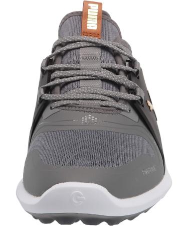 PUMA Men's Ignite Fasten8 Golf Shoe 10.5 - Quiet Shade/Gold/Puma Black - Buy Online on SooperMarket.com