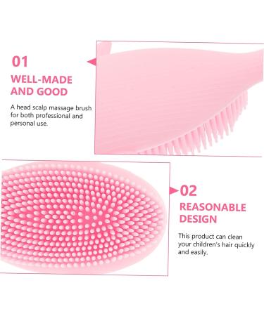 Beavorty Silicone Baby Bath Brush Set - Newborn Scrubber & Scalp Massager - Hair Washing & Body Massage Tools - 4pcs - Buy Online on SooperMarket.com