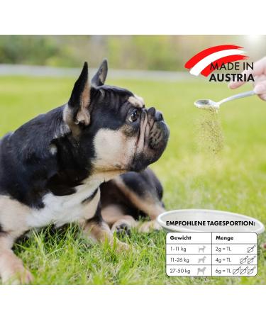 Hemp Powder for Dogs 100g - Natural Calming & Relaxation for Anxiety - 100% Natural Made in Austria - Buy Online on SooperMarket.com