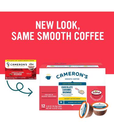 Cameron's Coffee Chocolate Caramel Brownie Single Serve Pods - 12 Count - Buy Online on SooperMarket.com