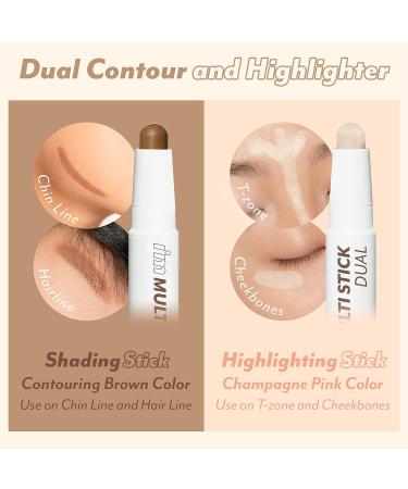 I'M MEME I'm Multi Stick Dual | 2-in-1 Matte Contouring & Highlighting Stick - Buy Online on SooperMarket.com