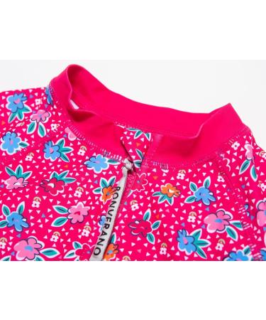 BONVERANO Baby Girls Swimsuit - Rose, 2-3 Years | UPF 50+ Sun Protection One Piece Swimwear - Buy Online on SooperMarket.com