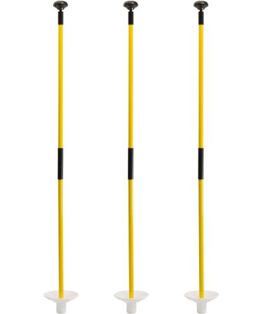 Murray Sporting Goods Golf Flagsticks Flags and Cups - Set of 3 - Perfect for Golf Course or Backyard Putting Greens | Mini Golf Flag Sticks in USA Colors for Pros and Juniors - Buy Online on SooperMarket.com
