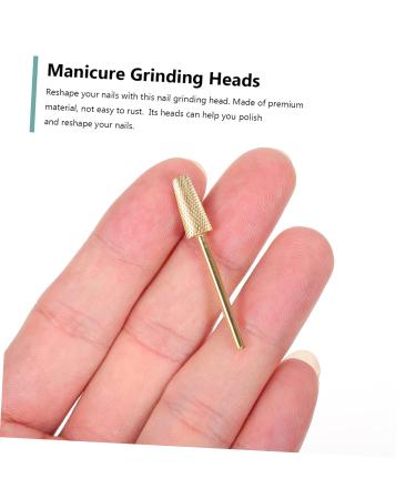 Gogogmee Nail Polisher Pedicure Tools Nail Polishing Shape Tools Nail File Bits Manicure Pedicure Bit Manicure Grinding Head Nail Art Drill Bits Nail Art Bits Nail Drill Head Tungsten Steel - Buy Online on SooperMarket.com