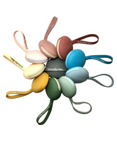 SchnullerHai Pink - Practical Pacifier Bag for 2 Pacifiers | Flexible Fastening Storage Solution - Buy Online on SooperMarket.com