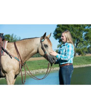 Shop Turquoise Cross & Beaded Collection - Premium Straight Breast Collar | International Shipping Available - Buy Online on SooperMarket.com