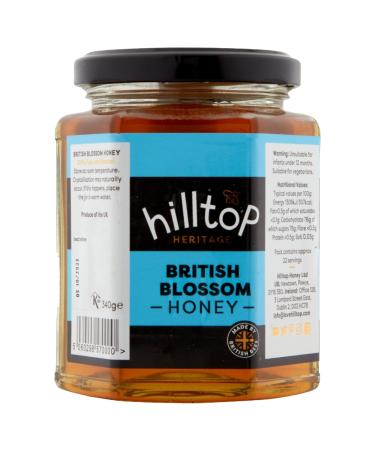 Hilltop Honey - British Blossom Honey - 340g