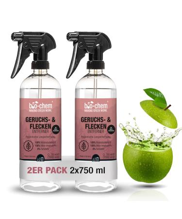 bio-chem odor remover stain remover urine remover - 2X 750 ml - Effective odor neutralizer