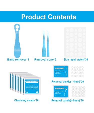 Painless 2-in-1 Skin Tag Removal Kit for Micro to Large Skin Tags (1-9mm) - Safe & Easy DIY Tool for Home Use - Buy Online on SooperMarket.com