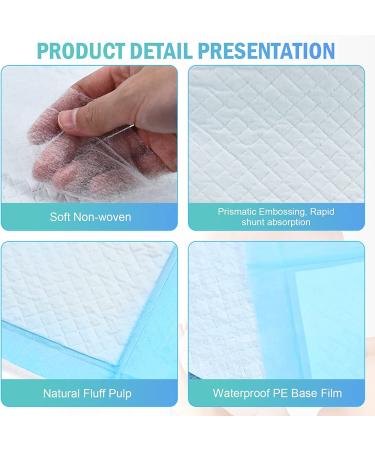Timoo 100 PCS Disposable Changing Pad - Leak-Proof Underpad Bed Table Protector Mat - Soft Non-Woven Fabric - 17x13 - Buy Online on SooperMarket.com