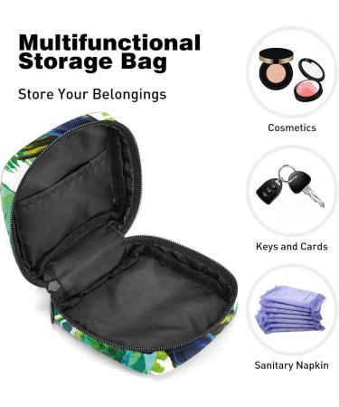 Respite Parrots Sanitary Napkin Storage Bag - Portable Period Pouch for Women & Teen Girls | Multi-Colored Design - 1Pcs - Buy Online on SooperMarket.com