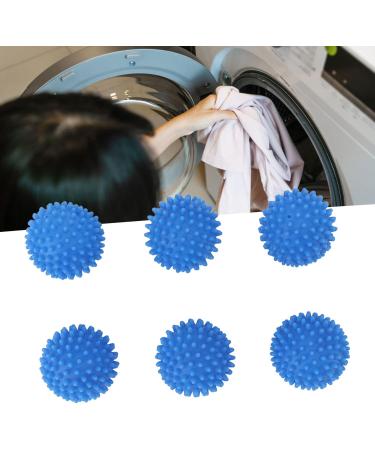Eco Laundry Dryer Silicone Balls Silicone Laundry Dryer Reusable Balls Practical Reduce Drying Time Eliminate Wrinkles Reusable for Apartment (Blue 6 PCS) - Buy Online on SooperMarket.com