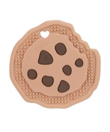 Nuby All Silicone Chocolate Chip Cookie & Milk Carton Teether 2 Pack for Babies 3+ Months - 2PK - Buy Online on SooperMarket.com