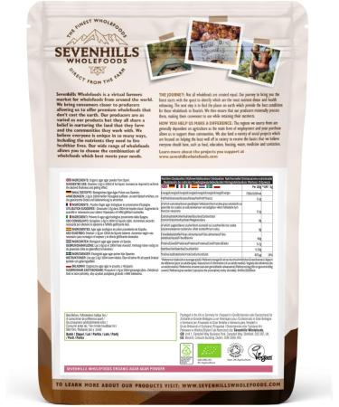 Sevenhills Wholefoods Organic Agar Agar Powder 100g - Pure Vegan Gelatin Substitute - Buy Online on SooperMarket.com