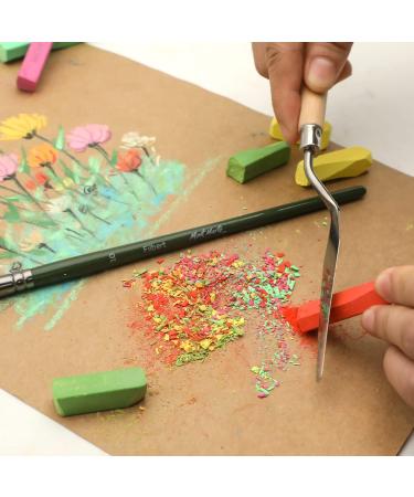 Mont Marte Soft Pastels in Tin Box Signature 48pc - Vibrant Assorted Colors for Art, Craft, Coloring, Sketching - Great Blending, Storage Case Included - Buy Online on SooperMarket.com