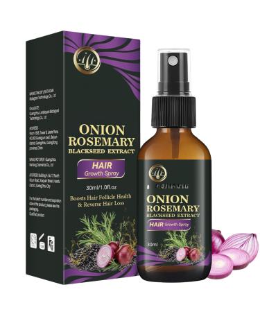 Onion Hair Strengthening Oil Spray - Onion Oil for Hair Growth Moisturizes Scalp & Hair | Nourishing & Volumizing | Eliminates Split Ends Hair Regrowth for Stronger For All Hair Types