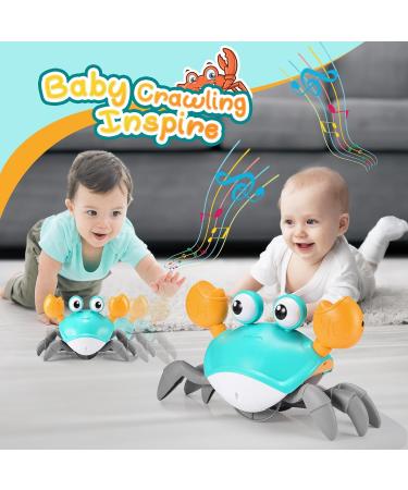 Adeokay Crab Baby Toys for 1-3 Years | Crawling Toys for Infants & Toddlers | Green Gifts for Girls 6-10 Months - Buy Online on SooperMarket.com