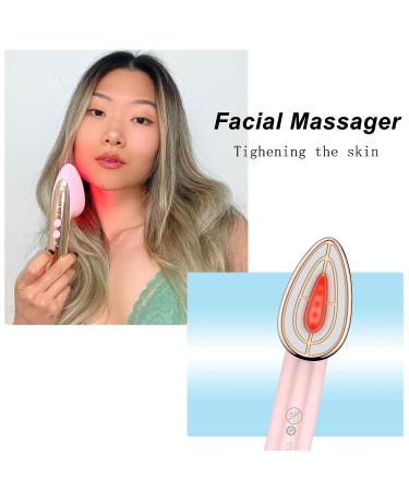 4-in-1 Facial Skin Tightening Massager for Firming & Rejuvenation - Ideal Gift for Mom (Pink) - Buy Online on SooperMarket.com