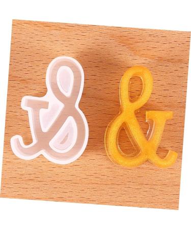 STOBOK 4pcs Silicone Mold Epoxy Resin Silicone Resin Molds Silicone Gummy Molds Diy Sign Mold Crystal White 4.8X4.2CM - Buy Online on SooperMarket.com