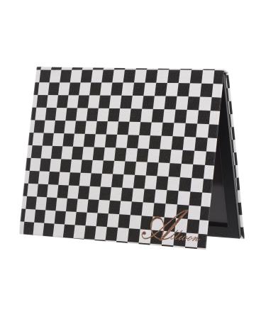 Allwon Extra Large Magnetic Palette Checkered Black Empty Makeup Palette for Eyeshadow Lipstick Blush Powder