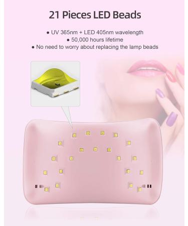 SUNUV SUN8 Pink Gel UV LED Nail Lamp 36W with Auto Sensor and 3 Timers - Buy Online on SooperMarket.com
