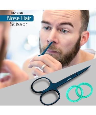 Nail Scissors Toenail Scissors Mustache Face Nose Ears Hair Care Beauty Cuticle Scissors Manicure Pedicure Sharp Curved Blades Professional Scissors for Men Women 3.7 - Buy Online on SooperMarket.com