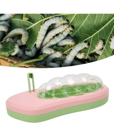 Observation Box Baby Silkworm Shape Silkworm Rearing Bucket Mesh Hole Design Multifunctional Educational for Reptiles () Pink - Buy Online on SooperMarket.com