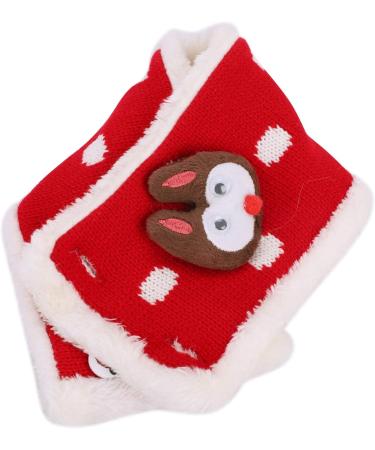 Winter Warm Baby Hat and Scarf Set - Bunny Design | Fleece Lined | Infant to Toddler 6-36 Months | Red - Buy Online on SooperMarket.com