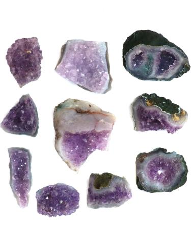 Meditation Gift Natural Amethyst February Birthstone Rough Home Decor (Size : 400-450g) - Buy Online on SooperMarket.com