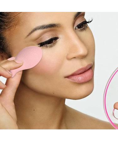 Teksome Powder Puff for Face Powder | Reusable Cosmetic Puff for Face | Fish Shaped Cosmetic Puff Beauty Makeup Tools for Pressed Powder Liquid Foundation Small fish puff (pink) - Buy Online on SooperMarket.com