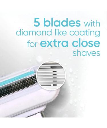 Gillette Venus Extra Smooth Sensitive Women's Razor Blade Refills - 6ct Blue Refills - Buy Online on SooperMarket.com
