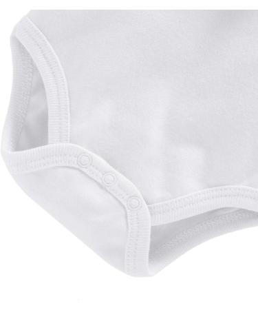 Bestele Baby Bodysuits Set - Cotton Infant Onesies Rompers | Short Sleeve Coverall Undershirt for Newborn Boys and Girls | 3-Pack (0-3 Months) - Buy Online on SooperMarket.com