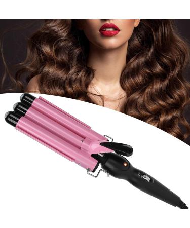 3 Barrel Curling Iron Wand Adjustable Hair Curler Waver Crimper 110V 240V Fast Heating Easy Temperature Adjustment Hair Styling Suitable for Wavy Hairstyles (22mm) - Buy Online on SooperMarket.com