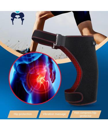 Shop Hip Bandage with Hot & Cold Packs | 5V Sciatic Support & Heated Compression for Pain Relief - Buy Online on SooperMarket.com