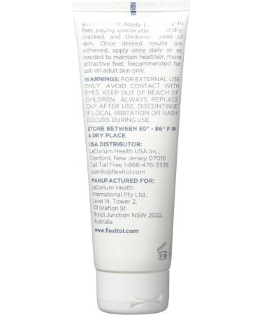 Flexitol Heel Balm 4 Oz Tube (Pack of 2) - Moisturizing Foot Cream for Rough & Cracked Heels/Feet. Diabetic Safe & Effective - 4 Ounce (Pack of 2) - Buy Online on SooperMarket.com