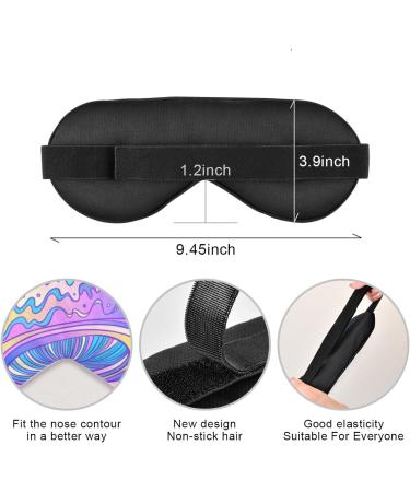 Haskirky Light Blocking Eye Mask - Breathable & Adjustable for Adults - Ideal for Travel, Yoga, Meditation & Deep Sleep - Buy Online on SooperMarket.com