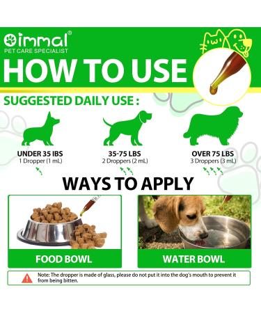 Dog Health Supplement Drops for Allergy Relief, Skin Itch, Kennel Cough, UTI & Ear Infection - Multivitamin Bacon Flavor - 2 Fl Oz - Buy Online on SooperMarket.com