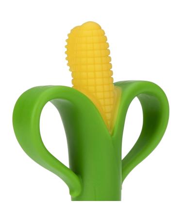 Nuby Corncob Shape Teething Aid for 3M+ - Multicolored | Safe & Soothing Relief - 1 Pack - Buy Online on SooperMarket.com