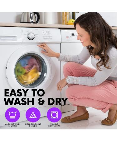 Elaine Karen 100% Cotton Washcloths - 8pc Set (Colors Vary) - 8 Pack - Buy Online on SooperMarket.com