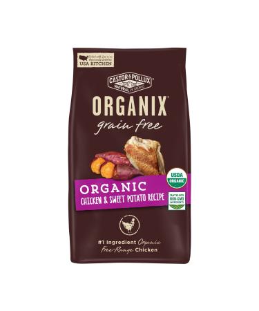 Castor & Pollux Organix Dry Dog Food Organic Chicken Recipe Chicken & Sweet Potato 10 Pound (Pack of 1)